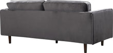 Load image into Gallery viewer, Emily Grey Velvet Loveseat