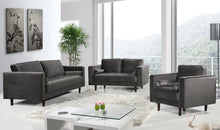 Load image into Gallery viewer, Emily Grey Velvet Loveseat