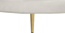 Load image into Gallery viewer, Circlet Cream Velvet Round Sofa Settee