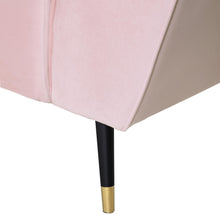 Load image into Gallery viewer, Beaumont Pink Velvet Loveseat