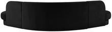 Load image into Gallery viewer, Rosa Black Velvet 3pc. Sectional (3 Boxes)
