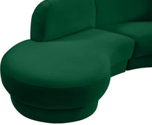 Load image into Gallery viewer, Rosa Green Velvet 3pc. Sectional (3 Boxes)