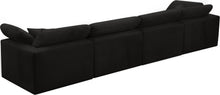 Load image into Gallery viewer, Cozy Black Velvet Cloud Modular Sofa
