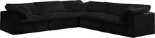 Load image into Gallery viewer, Cozy Black Velvet Cloud Modular Sectional