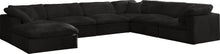 Load image into Gallery viewer, Cozy Black Velvet Cloud Modular Sectional