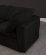 Load image into Gallery viewer, Cozy Black Velvet Cloud Modular Sofa