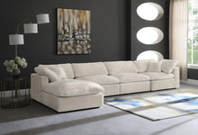 Load image into Gallery viewer, Cozy Cream Velvet Cloud Modular Sectional