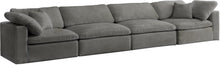Load image into Gallery viewer, Cozy Grey Velvet Cloud Modular Sofa