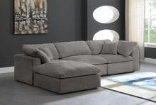 Load image into Gallery viewer, Cozy Grey Velvet Cloud Modular Sectional