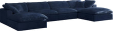 Load image into Gallery viewer, Cozy Navy Velvet Cloud Modular Sectional
