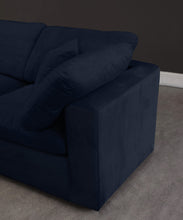 Load image into Gallery viewer, Cozy Navy Velvet Cloud Modular Sectional