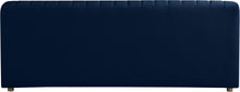 Load image into Gallery viewer, Naya Navy Velvet Loveseat