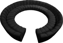 Load image into Gallery viewer, Infinity Black Velvet 12pc. Modular Sectional