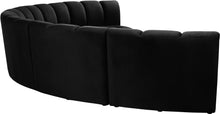 Load image into Gallery viewer, Infinity Black Velvet 6pc. Modular Sectional