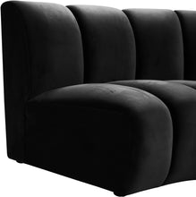 Load image into Gallery viewer, Infinity Black Velvet 11pc. Modular Sectional