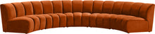 Load image into Gallery viewer, Infinity Cognac Velvet 5pc. Modular Sectional
