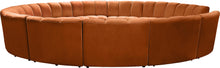 Load image into Gallery viewer, Infinity Cognac Velvet 12pc. Modular Sectional
