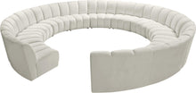 Load image into Gallery viewer, Infinity Cream Velvet 12pc. Modular Sectional