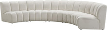 Load image into Gallery viewer, Infinity Cream Velvet 5pc. Modular Sectional