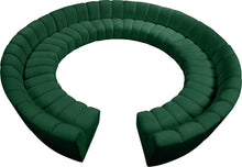 Load image into Gallery viewer, Infinity Green Velvet 12pc. Modular Sectional