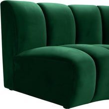 Load image into Gallery viewer, Infinity Green Velvet 5pc. Modular Sectional
