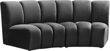 Load image into Gallery viewer, Infinity Grey Velvet 2pc. Modular Sectional