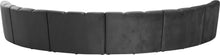 Load image into Gallery viewer, Infinity Grey Velvet 6pc. Modular Sectional