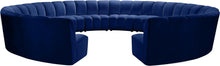Load image into Gallery viewer, Infinity Navy Velvet 12pc. Modular Sectional