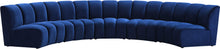 Load image into Gallery viewer, Infinity Navy Velvet 5pc. Modular Sectional