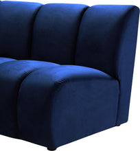 Load image into Gallery viewer, Infinity Navy Velvet 5pc. Modular Sectional