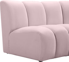 Load image into Gallery viewer, Infinity Pink Velvet 9pc. Modular Sectional