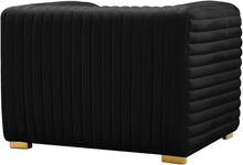 Load image into Gallery viewer, Ravish Black Velvet Chair