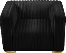 Load image into Gallery viewer, Ravish Black Velvet Chair