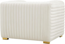 Load image into Gallery viewer, Ravish Cream Velvet Chair