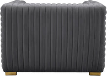 Load image into Gallery viewer, Ravish Grey Velvet Chair