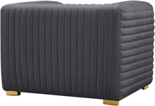 Load image into Gallery viewer, Ravish Grey Velvet Chair