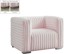 Load image into Gallery viewer, Ravish Pink Velvet Chair