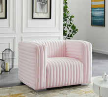 Load image into Gallery viewer, Ravish Pink Velvet Chair