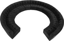 Load image into Gallery viewer, Limitless Black Velvet 13pc. Modular Sectional