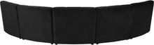 Load image into Gallery viewer, Limitless Black Velvet 5pc. Modular Sectional