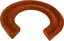 Load image into Gallery viewer, Limitless Cognac Velvet 13pc. Modular Sectional