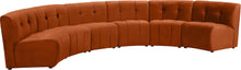 Load image into Gallery viewer, Limitless Cognac Velvet 6pc. Modular Sectional