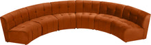 Load image into Gallery viewer, Limitless Cognac Velvet 6pc. Modular Sectional