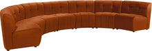 Load image into Gallery viewer, Limitless Cognac Velvet 7pc. Modular Sectional