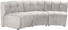 Load image into Gallery viewer, Limitless Cream Velvet 3pc. Modular Sectional