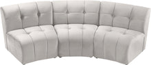 Load image into Gallery viewer, Limitless Cream Velvet 3pc. Modular Sectional