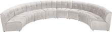Load image into Gallery viewer, Limitless Cream Velvet 8pc. Modular Sectional