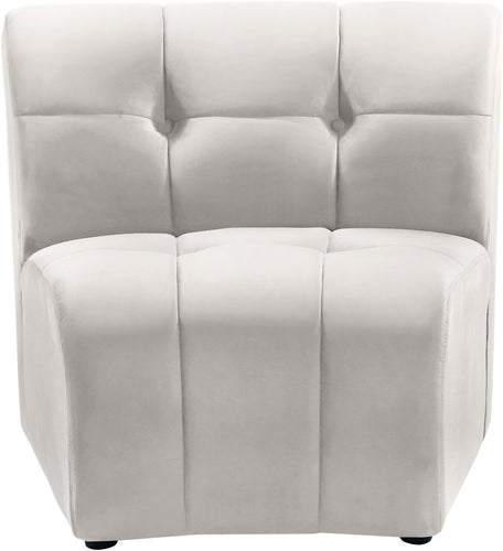 Limitless Cream Velvet Modular Chair