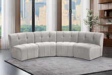 Load image into Gallery viewer, Limitless Cream Velvet 4pc. Modular Sectional