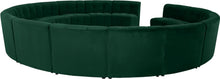 Load image into Gallery viewer, Limitless Green Velvet 15pc. Modular Sectional